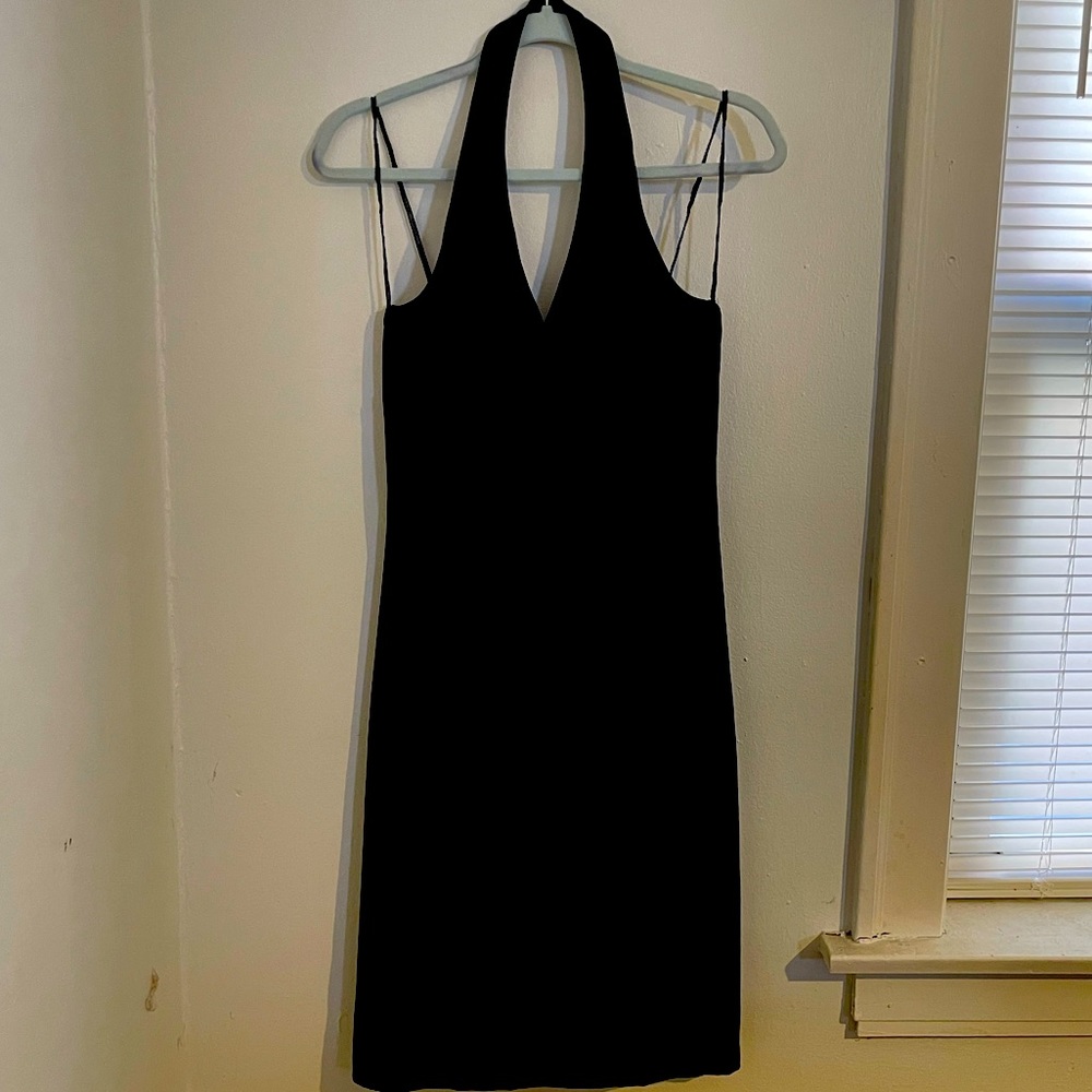 Little Black Halter dress! Form fitting to show off your curves!